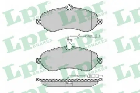 Тормозные колодки дисковые LPR 05P1348