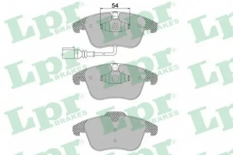 Тормозные колодки дисковые LPR 05P1392