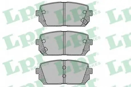 Тормозные колодки дисковые LPR 05P1416