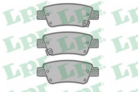 Тормозные колодки дисковые LPR 05P1455 (фото 1)
