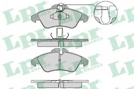 Тормозные колодки дисковые LPR 05P1469