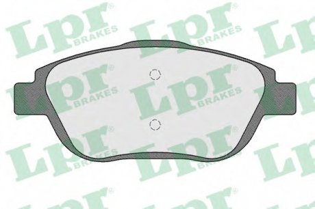 Гальмівні колодки дискові LPR 05P1590 (фото 1)