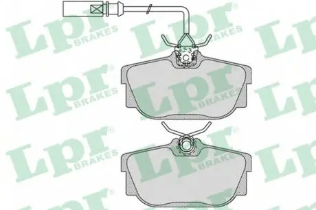 Тормозные колодки дисковые LPR 05P1699