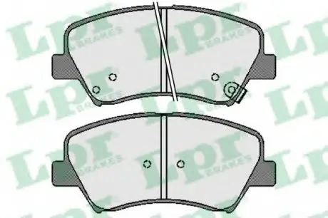 Тормозные колодки дисковые LPR 05P1753