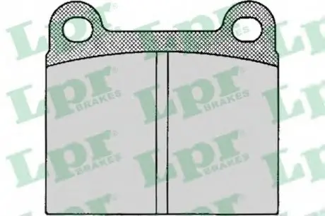 Тормозные колодки дисковые LPR 05P024