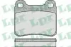 Тормозные колодки дисковые 05P158 LPR