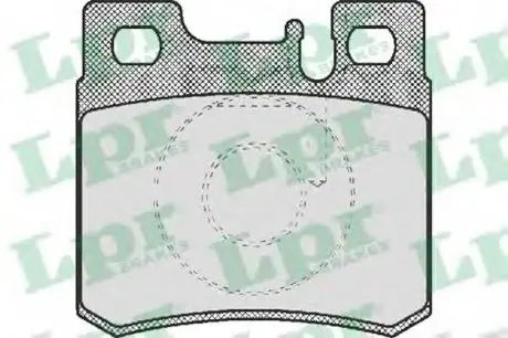 Тормозные колодки дисковые LPR 05P428