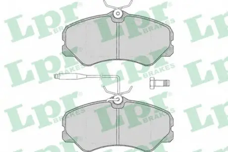 Тормозные колодки дисковые LPR 05P011