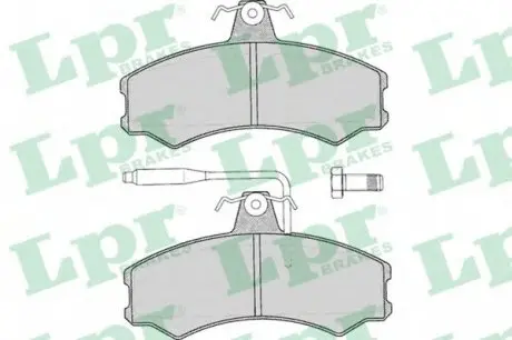 Тормозные колодки дисковые LPR 05P012