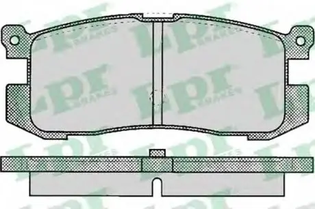 Тормозные колодки дисковые LPR 05P037