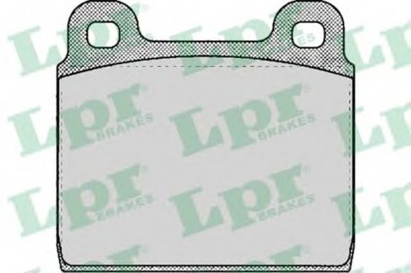 Гальмівні колодки дискові LPR 05P109 (фото 1)
