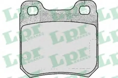 Тормозные колодки дисковые LPR 05P206