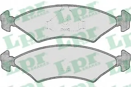 Тормозные колодки дисковые LPR 05P232
