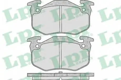 Тормозные колодки дисковые LPR 05P307