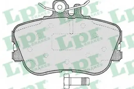 Тормозные колодки дисковые LPR 05P492