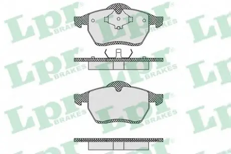 Тормозные колодки дисковые LPR 05P612