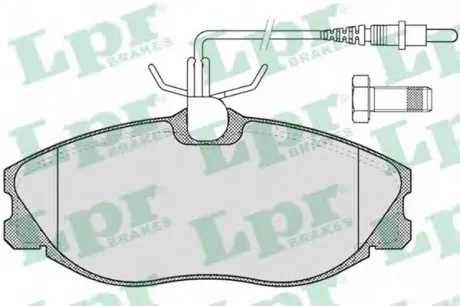 Тормозные колодки дисковые LPR 05P620