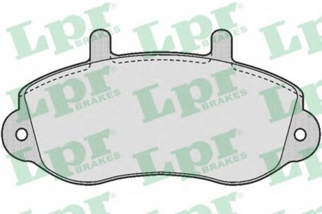 Тормозные колодки дисковые LPR 05P663 (фото 1)