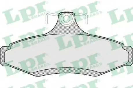 Тормозные колодки дисковые LPR 05P694