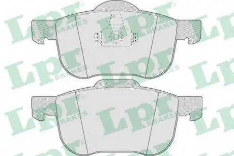 Тормозные колодки дисковые LPR 05P704