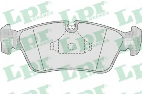 Тормозные колодки дисковые LPR 05P757