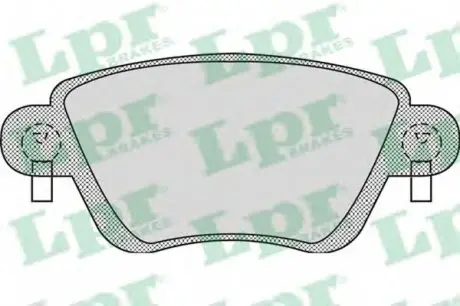 Тормозные колодки дисковые LPR 05P897