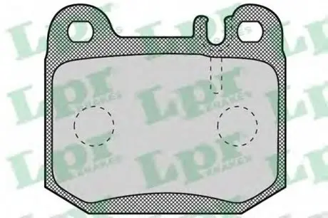 Тормозные колодки дисковые LPR 05P901