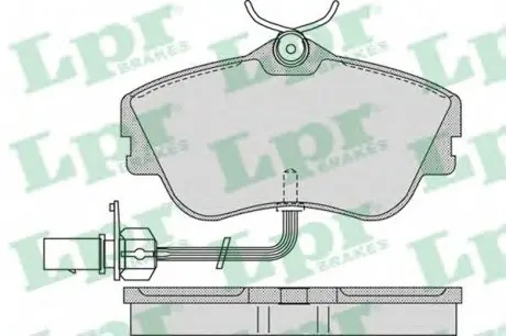 Тормозные колодки дисковые LPR 05P977