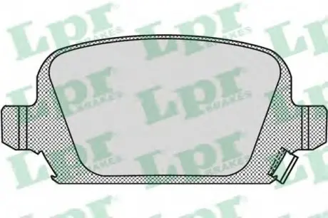 Гальмівні колодки дискові LPR 05P998 (фото 1)