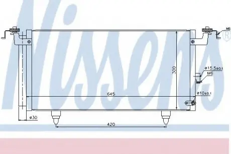 Радиатор кондиционера NISSENS 940399