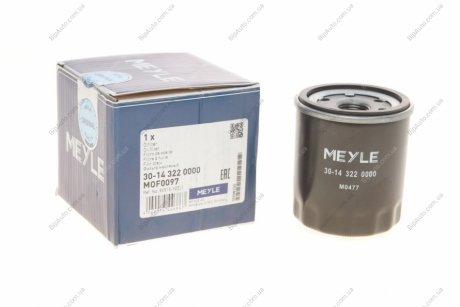 Фільтр оливний MEYLE 30-14 322 0000 (фото 1)
