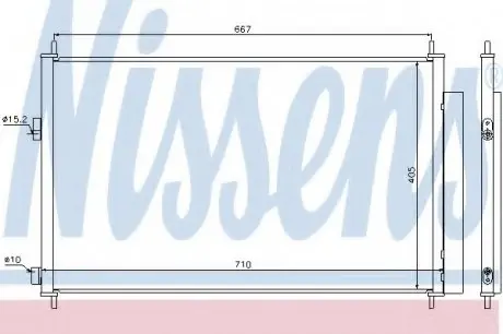 Радиатор кондиционера NISSENS 940021