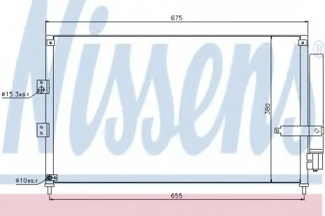 Радиатор кондиционера NISSENS 940197