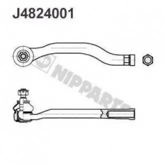 Рульовий наконечник NIPPARTS J4824001