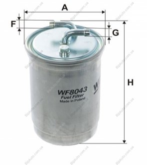 Фильтр топливный WIX FILTERS WF8043