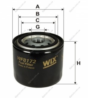 Фільтр паливний WIX FILTERS WF8172 (фото 1)