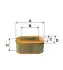 Фильтр воздушный WA6013 WIX FILTERS