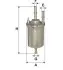 Фильтр топливный WF8386 WIX FILTERS