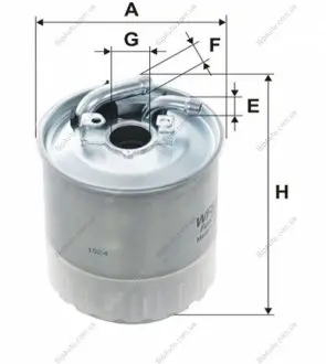 Фільтр паливний WIX WIX FILTERS WF8353