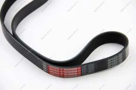 Ремінь генератора 6PK831 Transit 2.0 Di/TDCi 00> (-AC) 6PK831 SF Gates 6PK831SF
