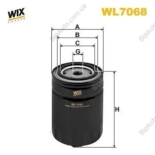 Фільтр оливний WIX WIX FILTERS WL7068