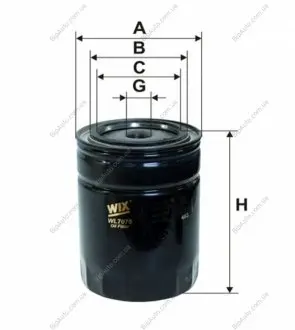 Фільтр оливний WIX WIX FILTERS WL7075