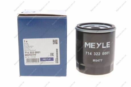 Фільтр оливний MEYLE 714 322 0001 (фото 1)