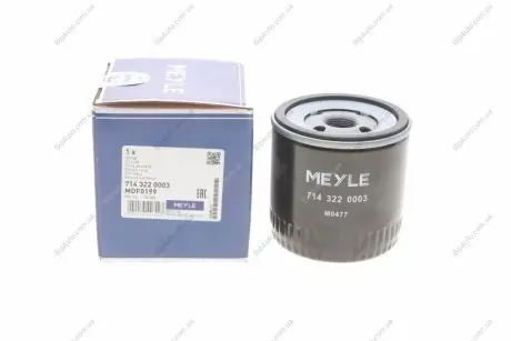 Фильтр масляный MEYLE 714 322 0003