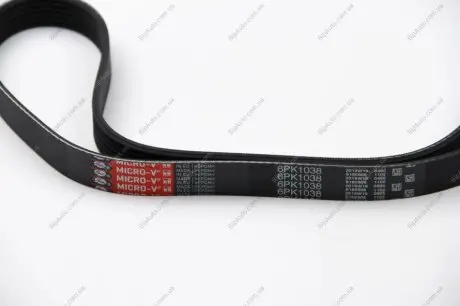 Ремінь генератора клиновий Gates 6PK1038