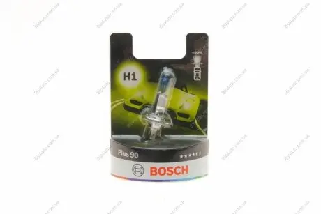 Лампа розжарювання Н1 12V 55W P14,5s plus 90 1 987 301 076 BOSCH 1987301076 (фото 1)