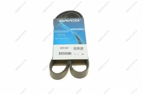 Ремінь генератора поліклиновий DAYCO 6PK1381