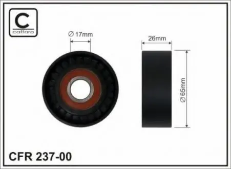 Напрямний ролик CAFFARO 237-00