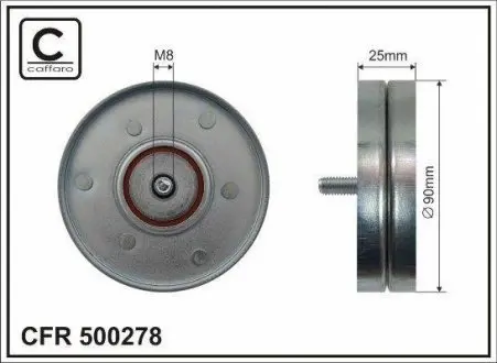 Напрямний ролик CAFFARO 500278