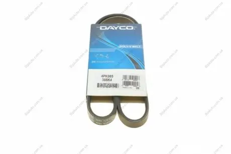 Пас поліклиновий Fiat Ducato 2.3JTD 02- (AC) DAYCO 4PK985